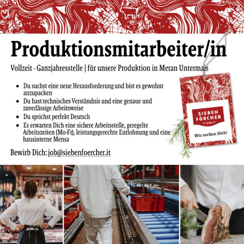 Produktionsmitarbeiter/in