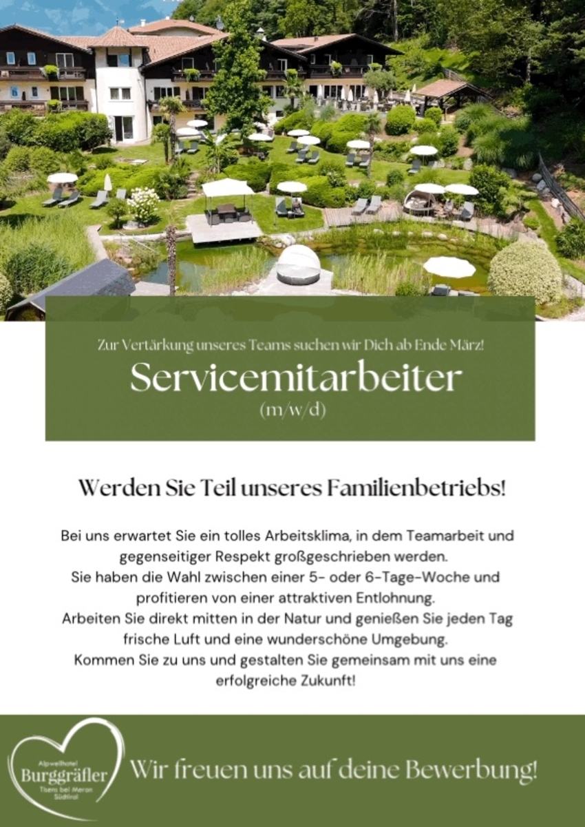 Servicemitarbeiter (m/w/d)