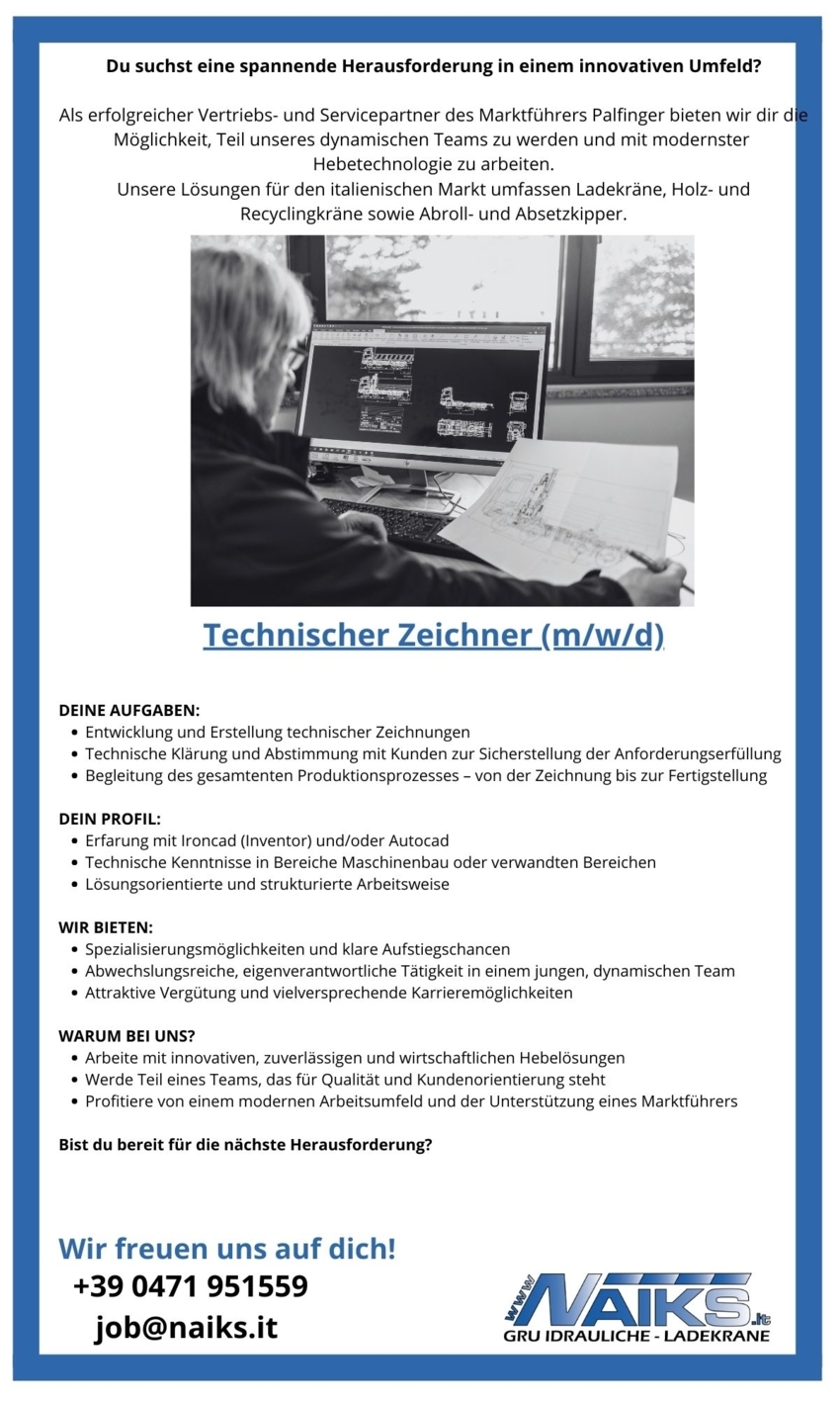 Technischer Zeichner (m/w/d)