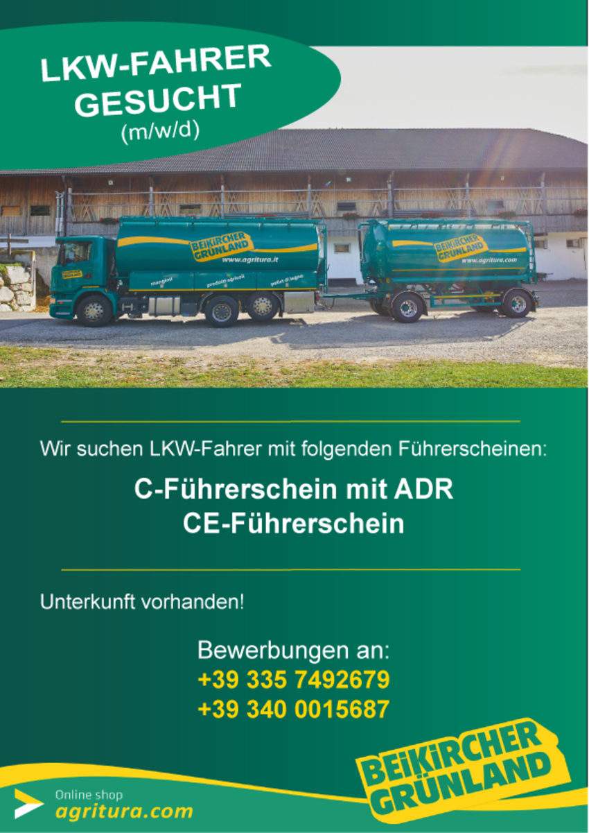 LKW-Fahrer (m/w/d)