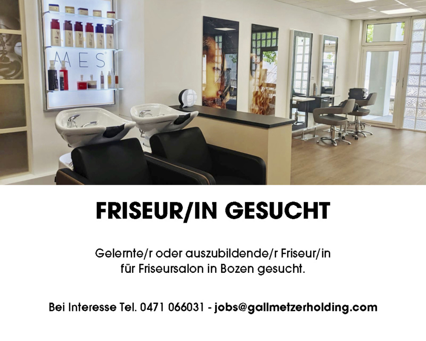 Friseur/in