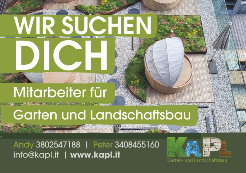 Mitarbeiter für Garten und Landschaftsbau (m/w/d)