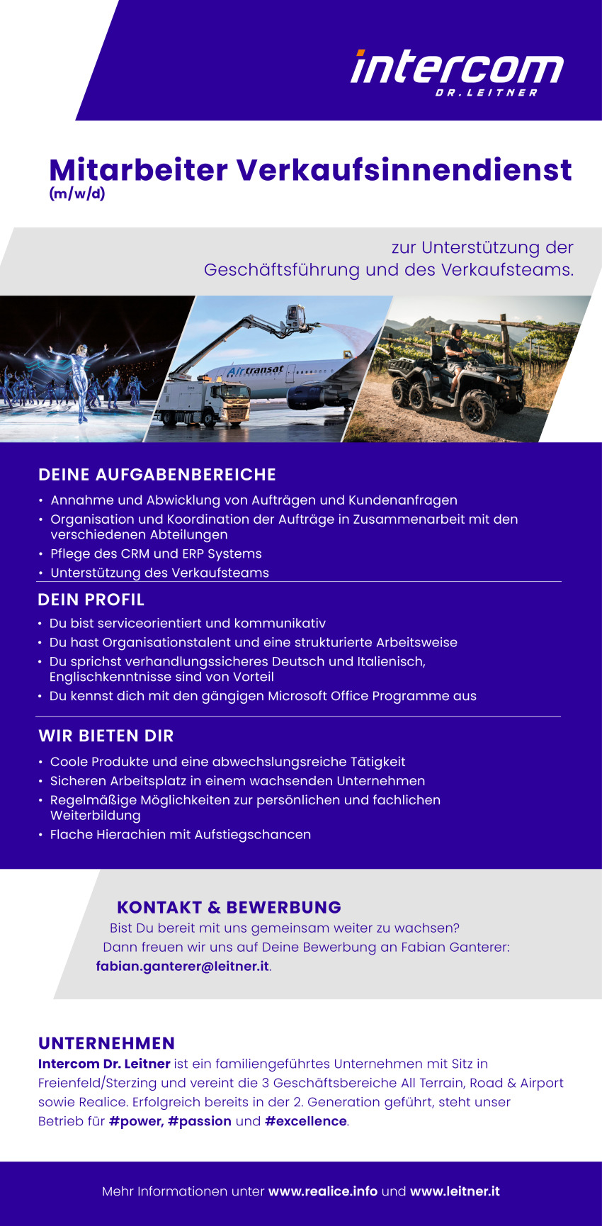 Mitarbeiter Verkaufsinnendienst (m/w/d)