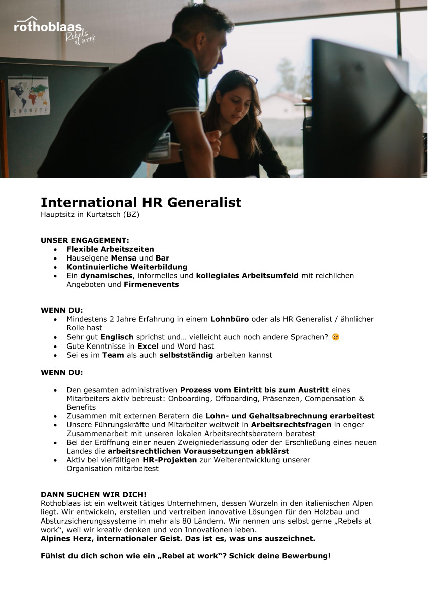 International HR Generalist (m/w/d)