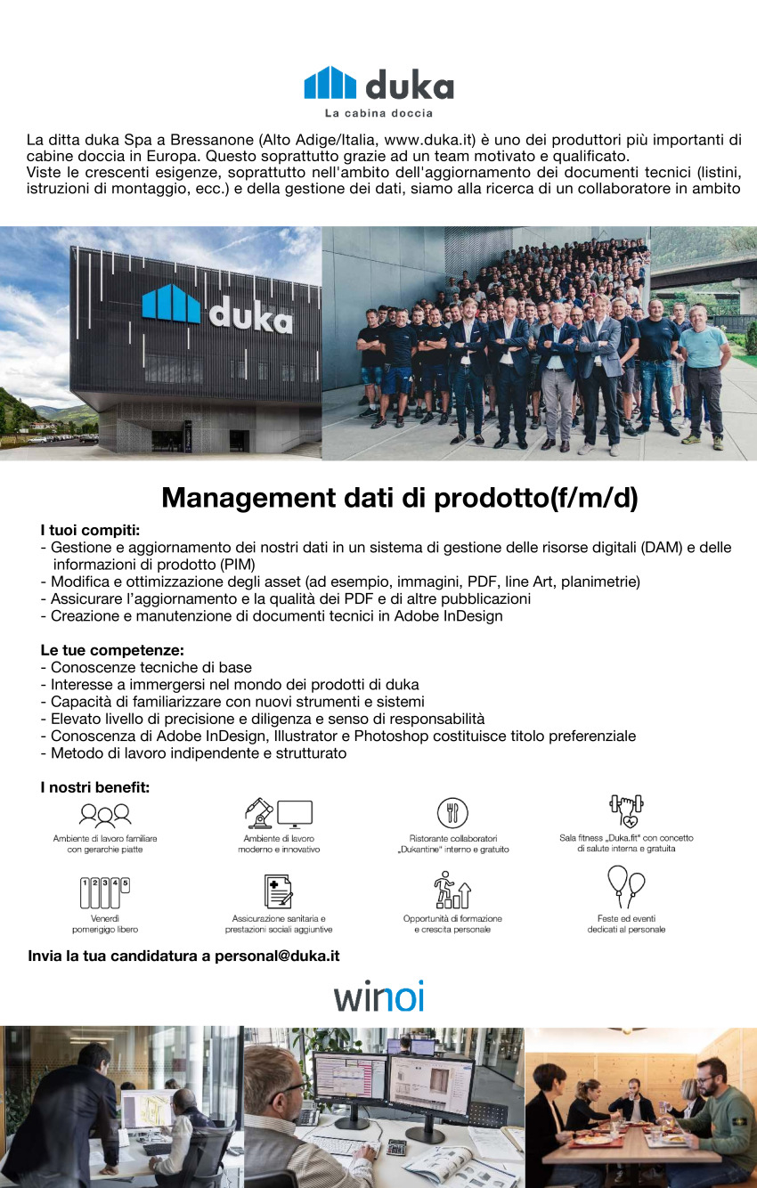 Manager di processo IT produzione & logistica (f/m/d)