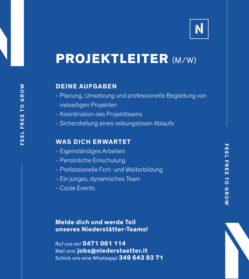 Projektleiter (m/w/d)