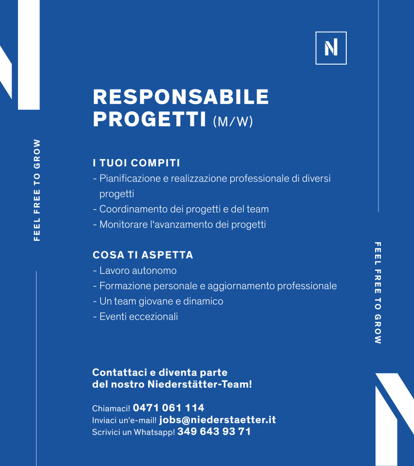 Responsabile Progetti (f/m/d)