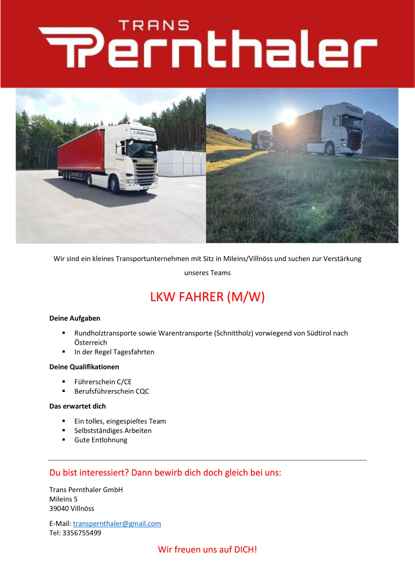 LKW Fahrer (m/w)