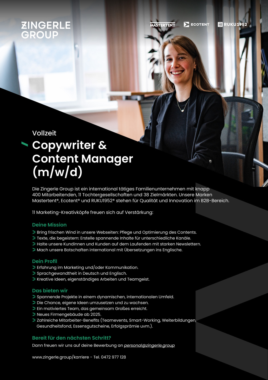 Copywriter & Content Manager (m/w/d)