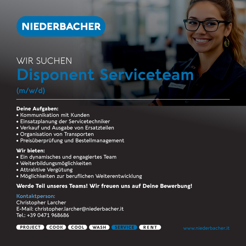 Disponent Serviceteam (m/w/d)