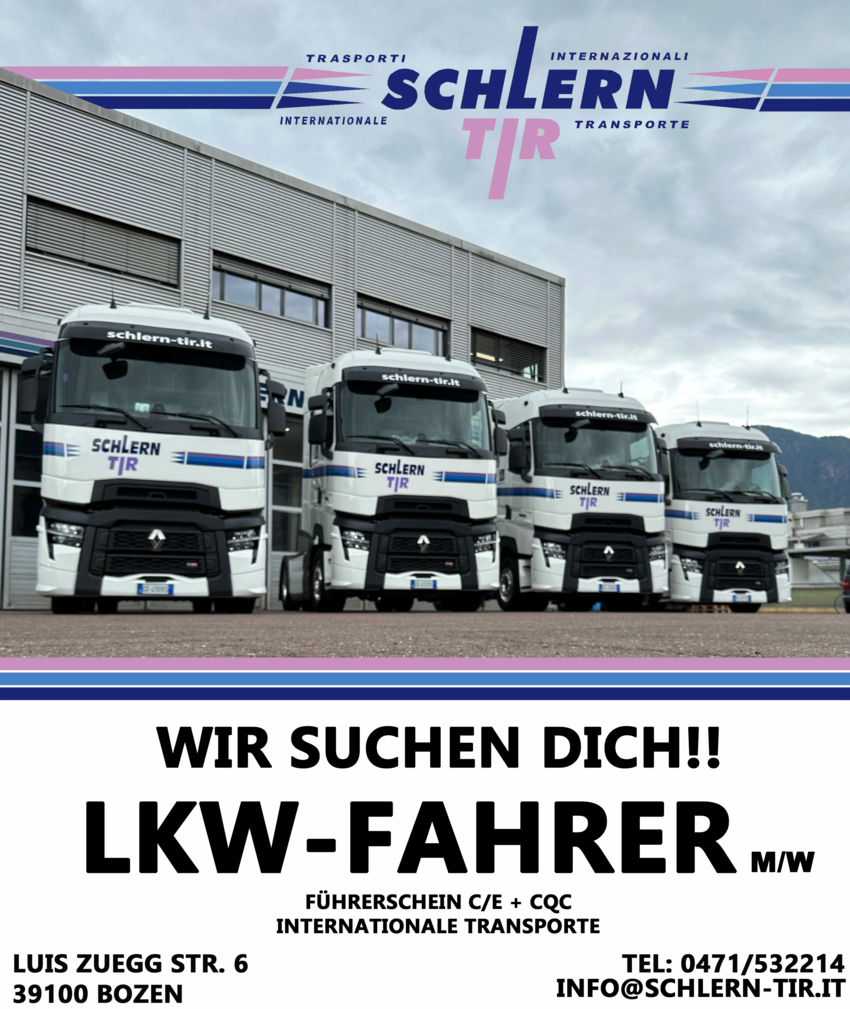 LKW - Fahrer/in für internationale Transporte