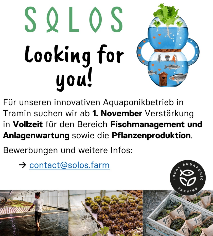 Jobs bei SOLOS Aquaponix GmbH